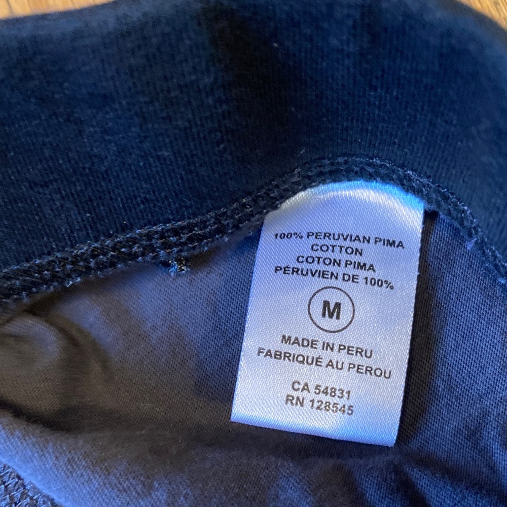 Daniel Buchler Men's M Navy Pajama Bottoms - Picture 3 of 10